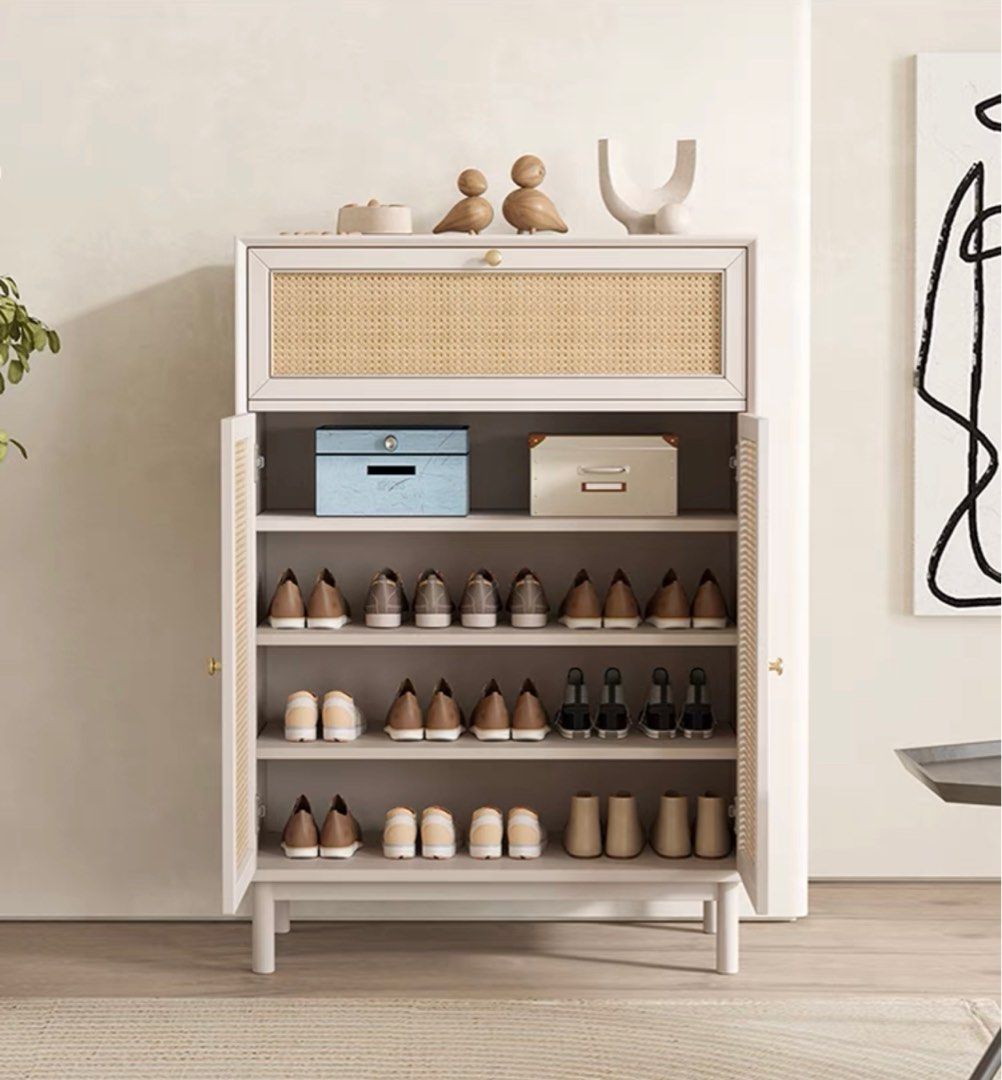 LEISSE Scandinavian Shoe Cabinet, Furniture & Home Living, Furniture ...