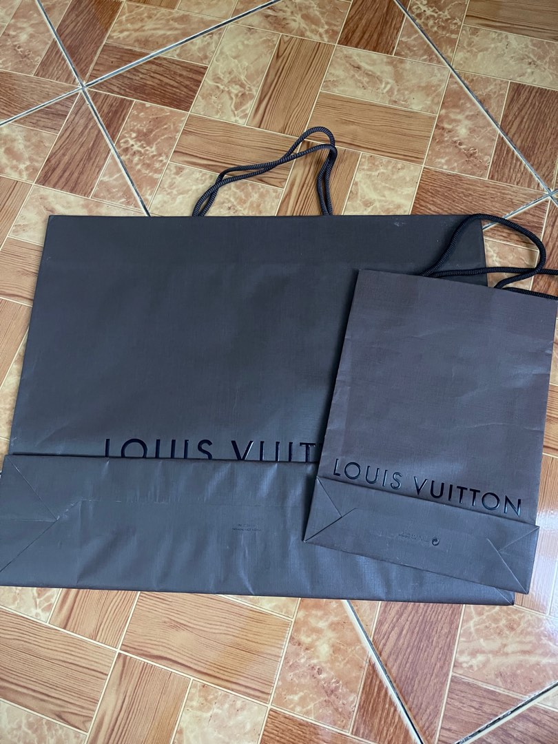 Louis Vuitton paper bag on Carousell
