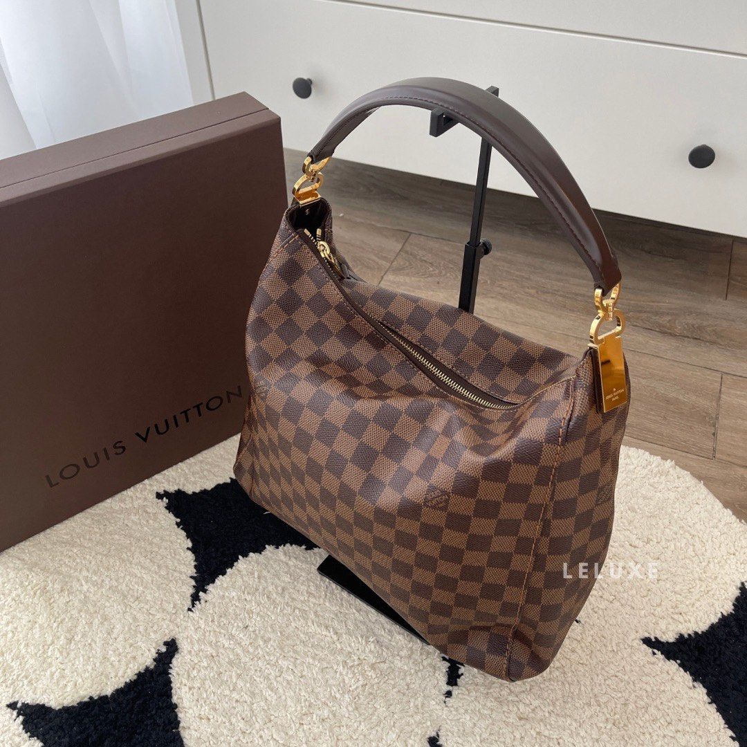 Louis Vuitton Damier Ebene PORTOBELLO PM Shoulder Bag