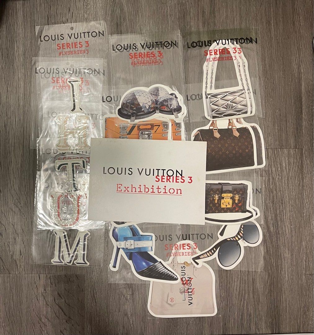 Metallic Sticker LOUIS VUITTON , luxury LV - Artmosfair