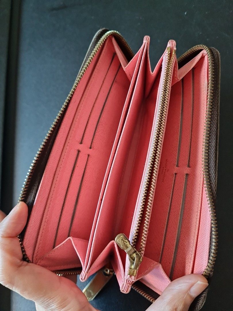 louis vuitton zippy wallet pink