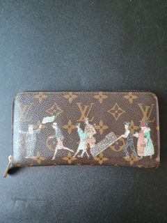 LOUIS VUITTON purse M42616 Zippy wallet Monogram canvas Brown unisex Used