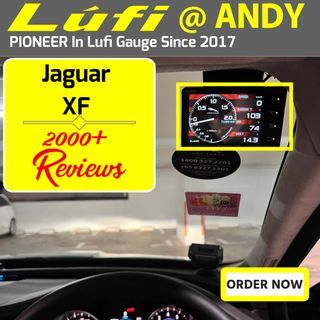 Lufi XS  [Official International English Set] on Jaguar XF🔥🔥🔥All new Lufi XS Obd obd2 display gauge 🔥🔥🔥