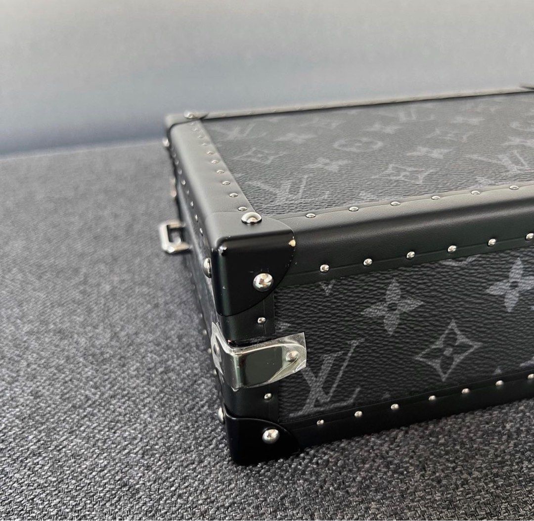 LV Trunk Box Bag Monogram eclipse Rhw, Luxury, Bags & Wallets on Carousell