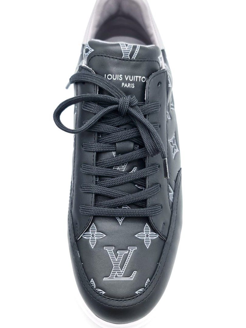 LOUIS VUITTON Checkpoint Monogram Sneaker Boot Noir Black US 10-US