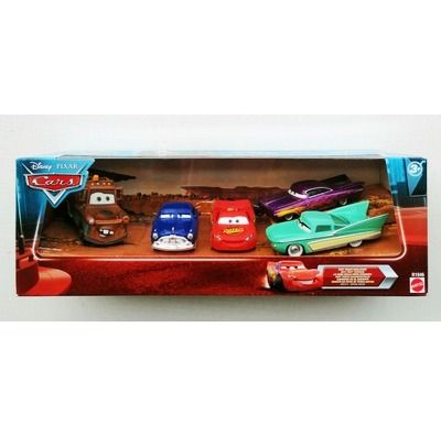 Mattel Disney Pixar Cars 5pcs Toys Set Flo Ramone Mater