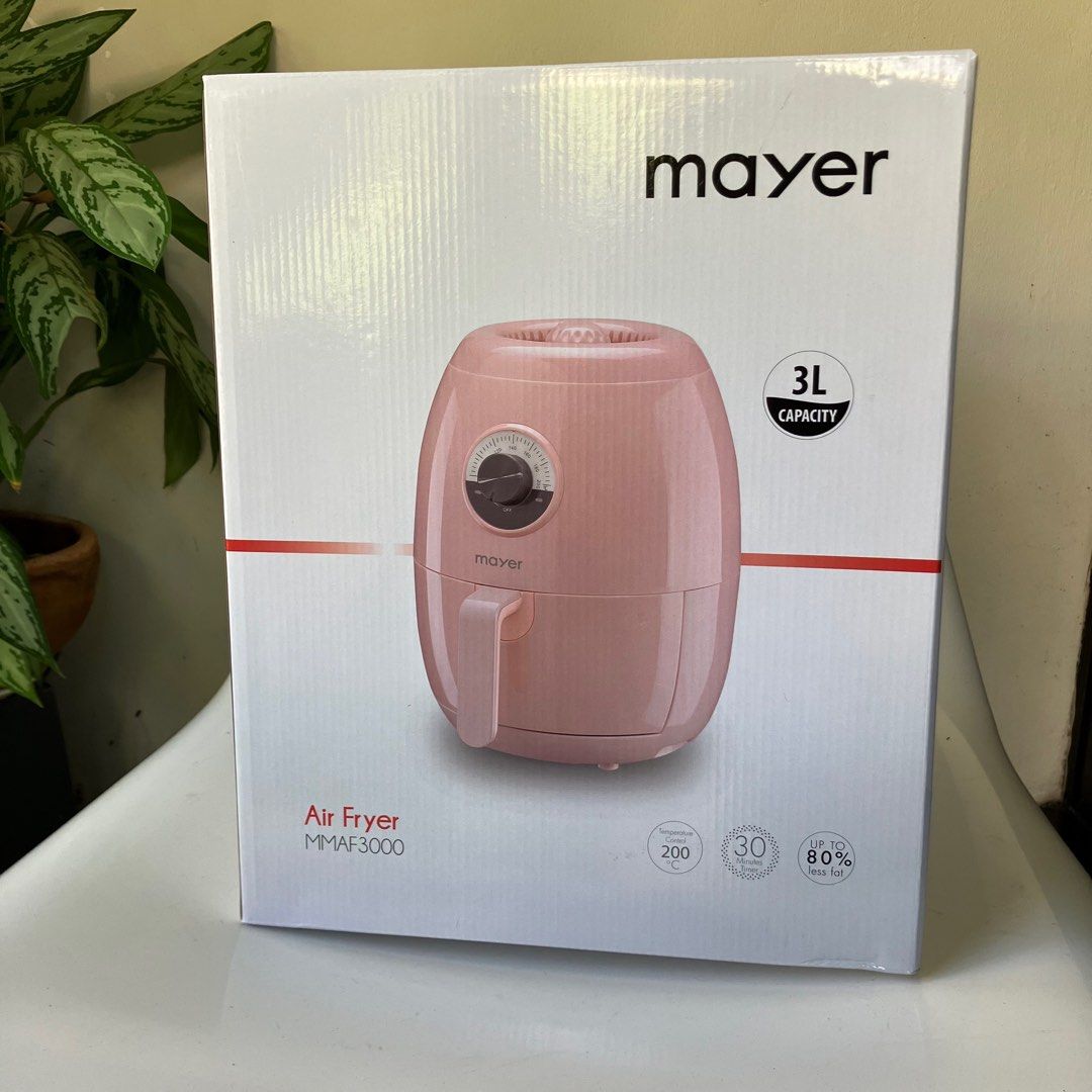Mayer 3L Air Fryer MMAF3000 (Pink), TV & Home Appliances, Kitchen