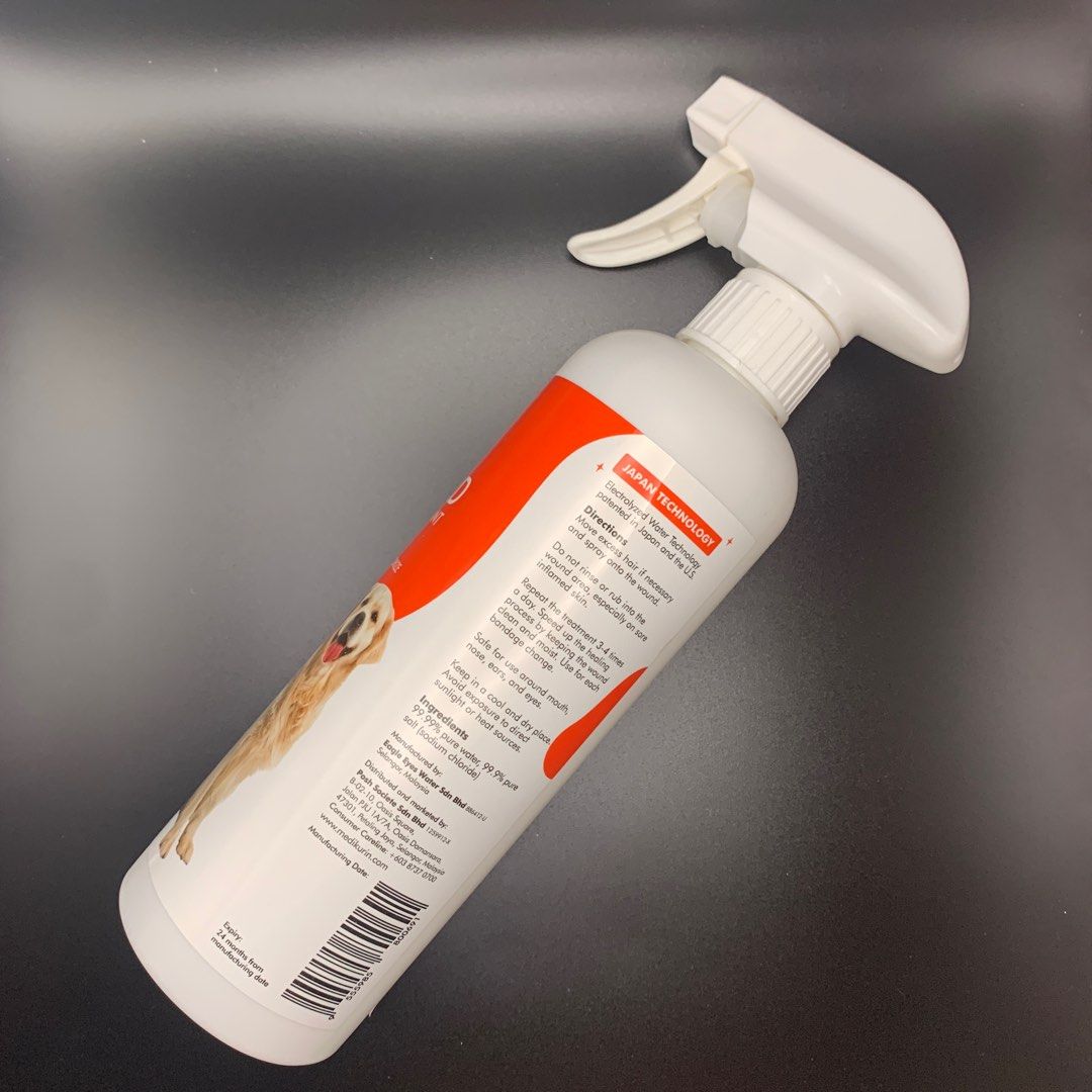 MediKurin Pettoguard 500ml Wound and Disinfectant Spray for Dogs, Pet