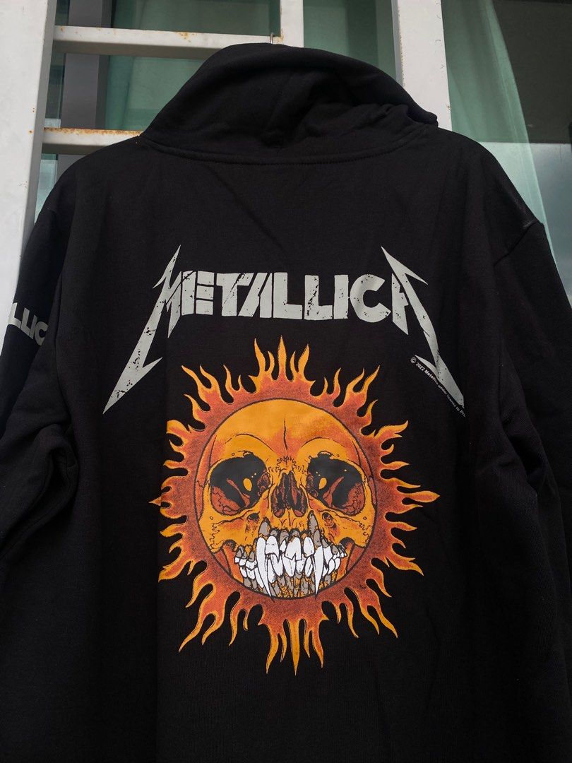 Metallica hoodie x H M Men s Fashion Tops Sets Hoodies on