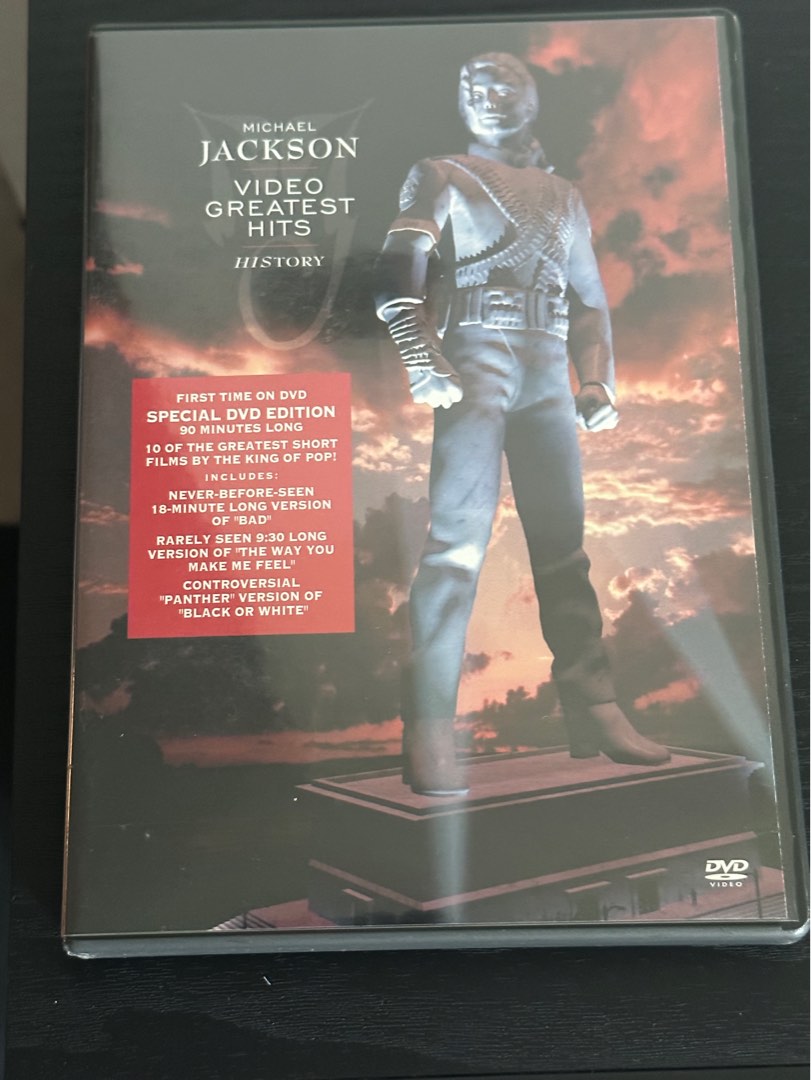 Michael Jackson video greatest hits history DVD, 興趣及遊戲, 音樂