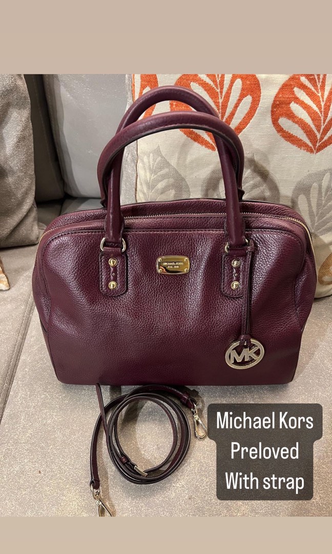 Michael Kors Leather bag on Carousell