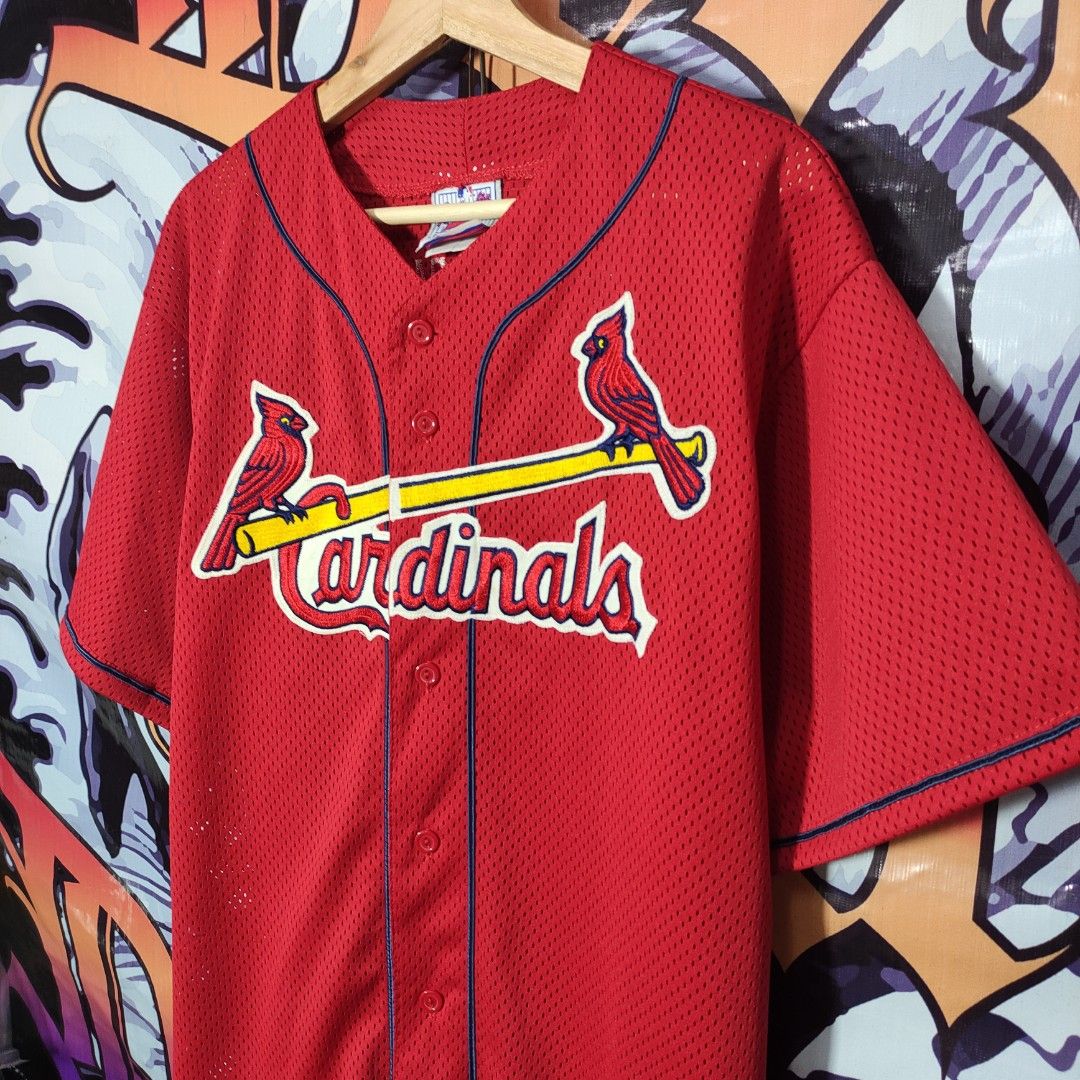 MLB St. Louis Cardinals Jersey - Vintage Majestic Diamond Collection, Men's  Fashion, Tops & Sets, Tshirts & Polo Shirts on Carousell