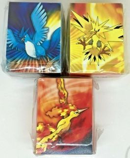  Articuno Moltres Zapdos - Pokemon Go - Foil - Legendary Card  Lot - 3 Card Set : Toys & Games