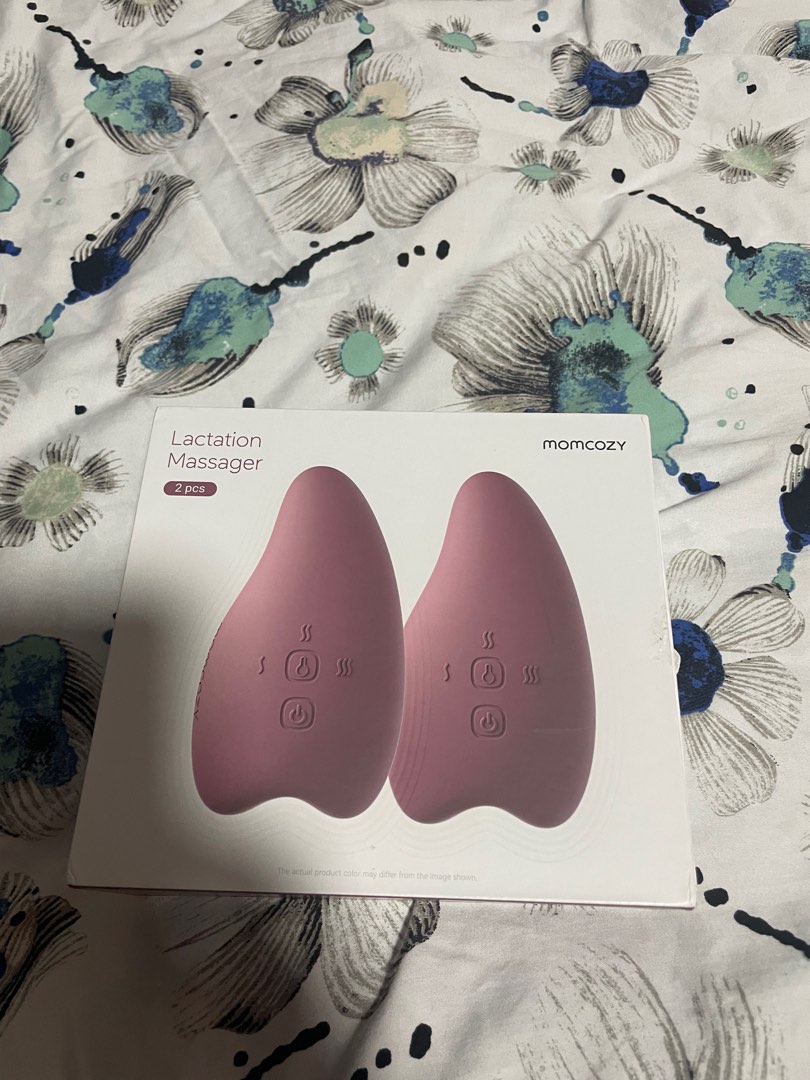 Momcozy - Warming and Vibration Lactation Massager - Rose