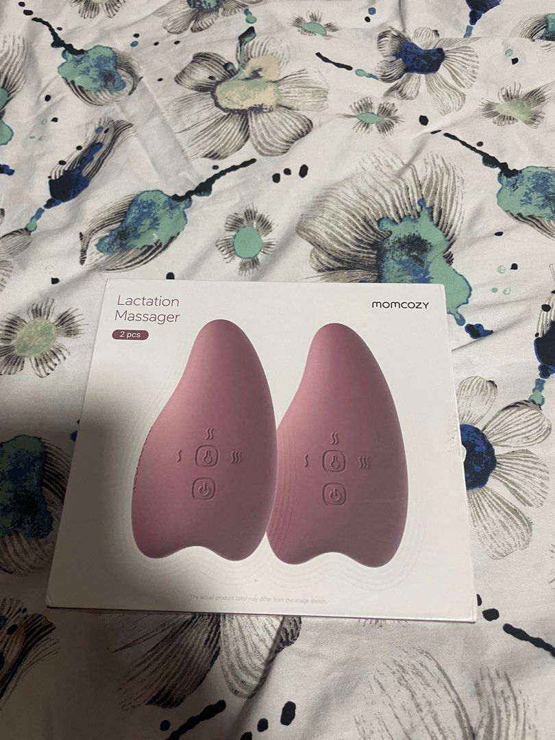 Momcozy - Double 2-in-1 Warming Vibration Lactation Massager - Rose