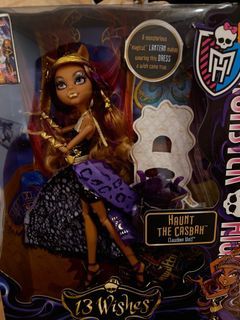 NIB Monster High Doll Haunt The Casbah Draculaura 13 Wishes Damaged Box New