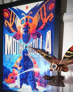 Mothra vs Godzilla Mondo Poster