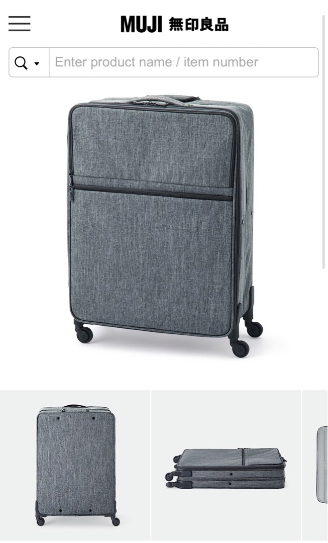 Muji shop foldable bag