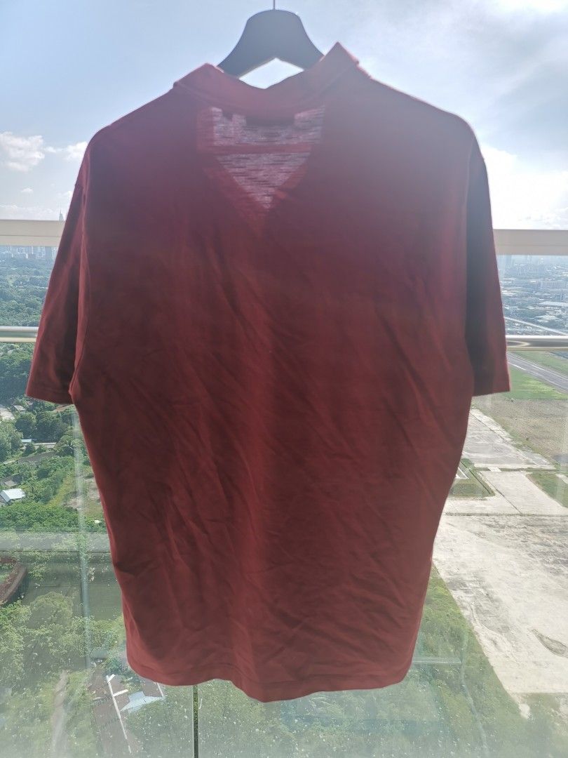 Murano Liquid Luxury Polo Shirt Maroon Men s Fashion Tops Sets Tshirts Polo Shirts on Carousell