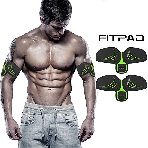 Muscle Toner Arm Trainer Thigh Trainer Muscle Stimulator Exercise Equipment for Man Woman Light Wearable Smart Gym Workout Home Fitness FITPAD Machine 2 Arm Trainer Health Nutrition Massage Devices on...