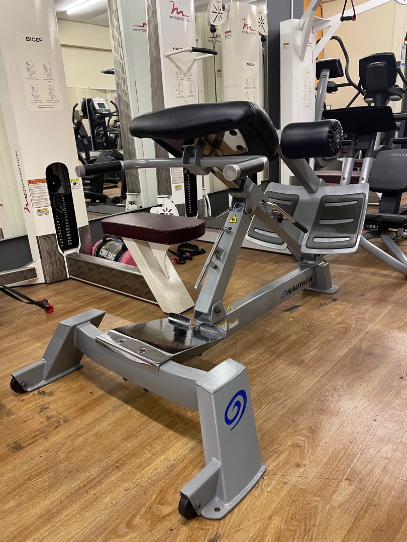 Nautilus F3 made in USA adjustable hyper extension hyperextension bench