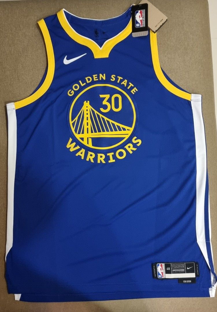 Nike NBA Golden State Warriors Stephen Curry Icon Edition Swingman Jersey