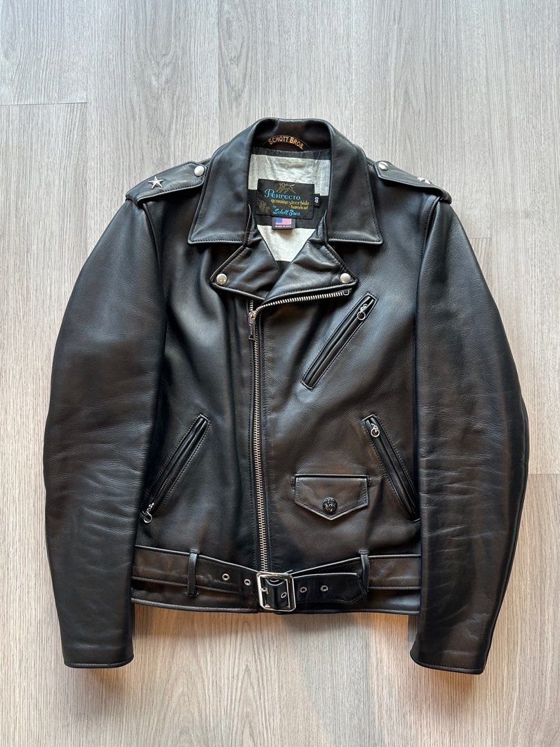 Neighborhood X Schott Leather jacket, 男裝, 外套及戶外衣服- Carousell