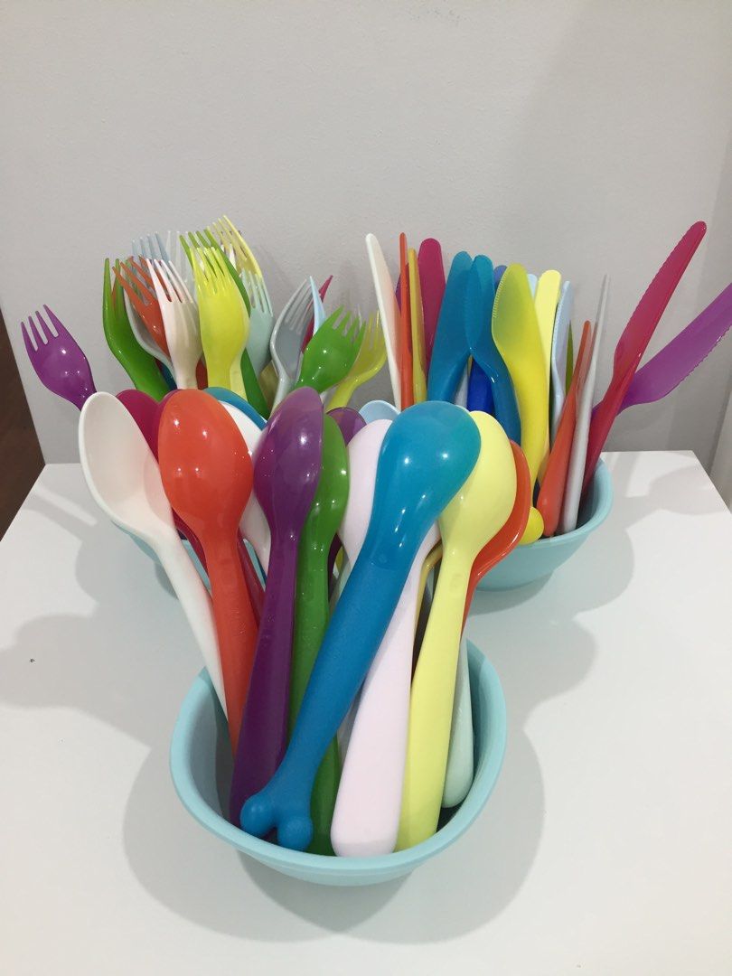 New 75 pieces Ikea kids forks, spoons and knives., Furniture & Home