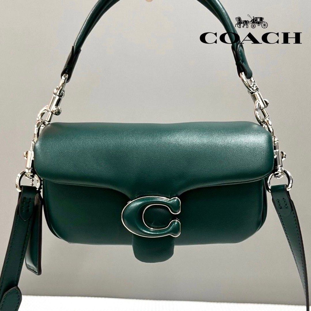 Original Coach Pillow Tabby 26 Emerald Green, Luxury, Bags & Wallets on  Carousell