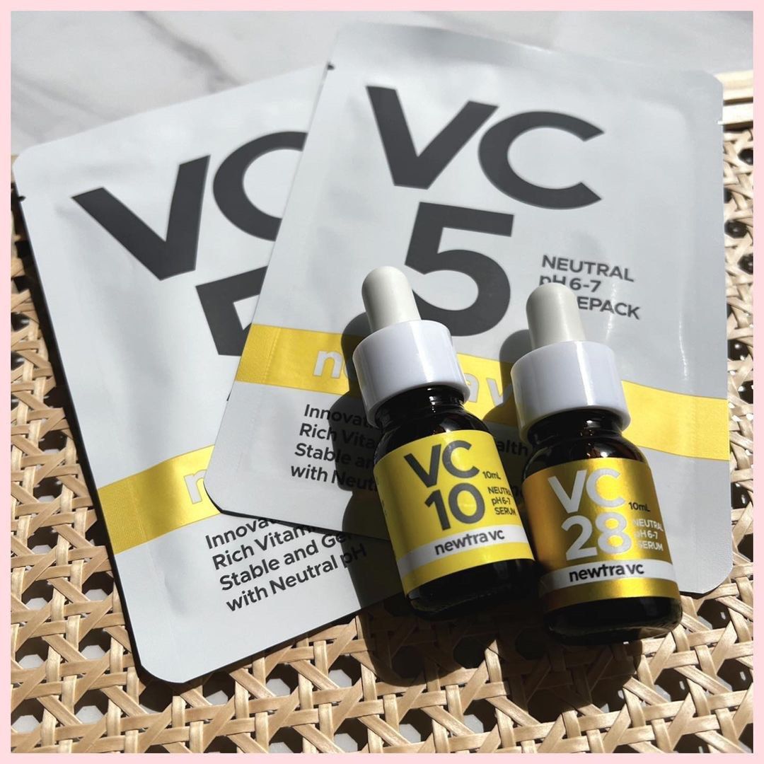 日本newtra VC10 /vc28精華液中性VC美容液白皙亮膚收毛孔15ml, 美容