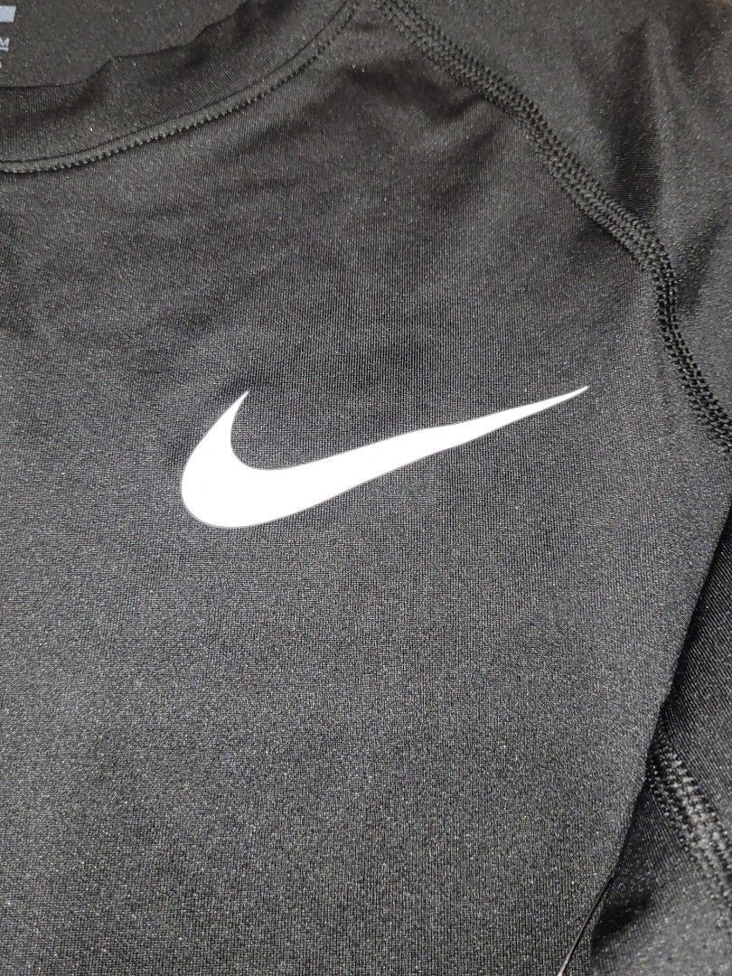Nike Pro Dri-FIT Tight Fit Long Sleeve Top black 緊身長袖上衣長束衣DD1991-010, 他的時尚,  運動服裝在旋轉拍賣