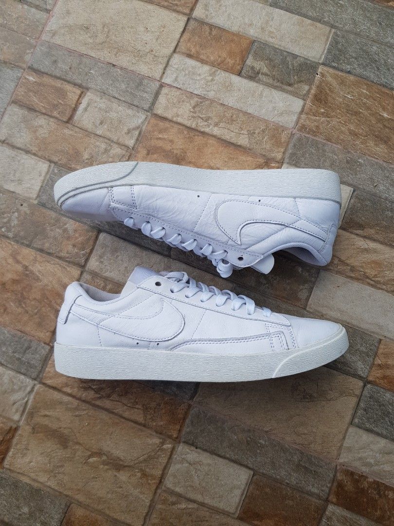 blazer low triple white