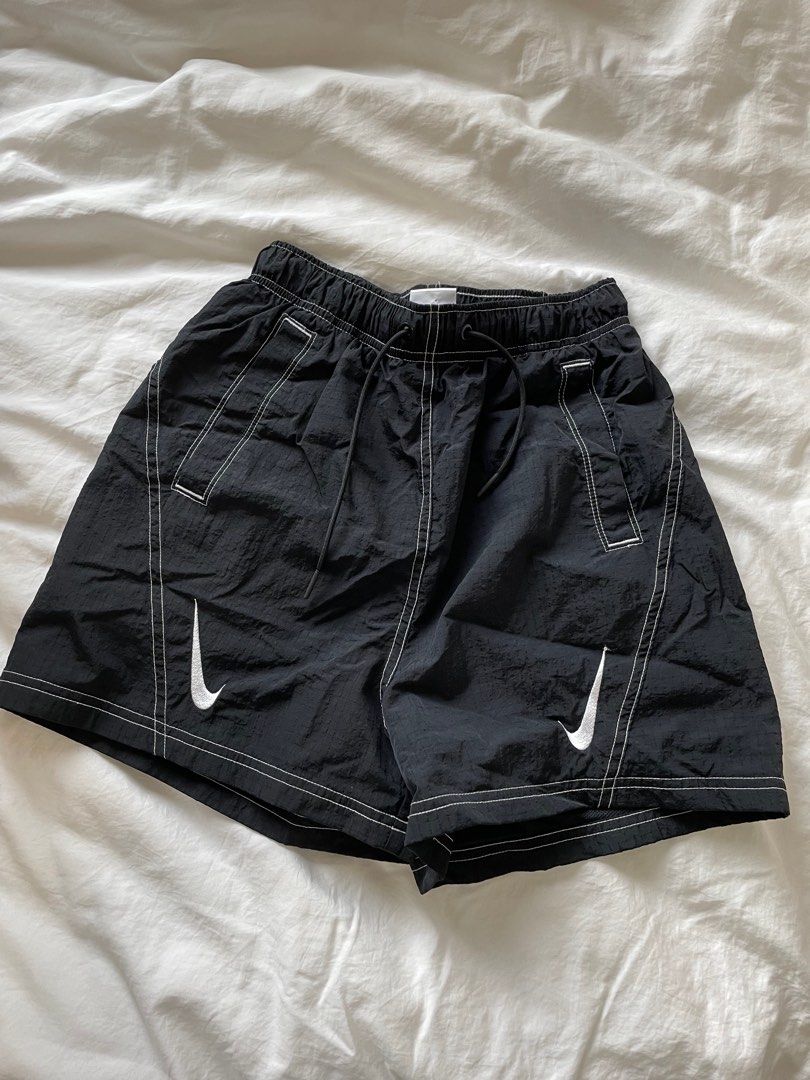 double swoosh shorts