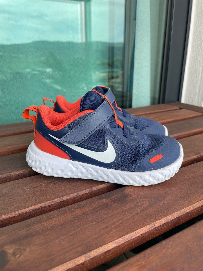 Nike Revolution 5 Midnight Navy Shoe Sneakers Kids Children