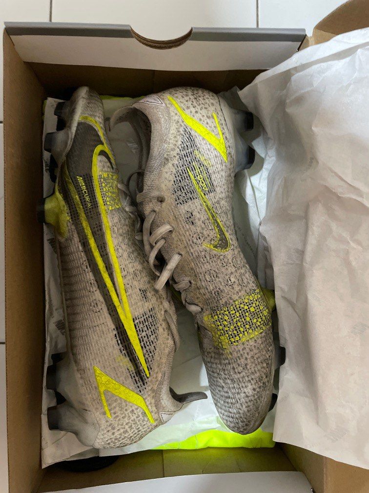 Nike Vapor 14 Elite FG (Silver Safari), Men's Fashion, Footwear, Sneakers  on Carousell