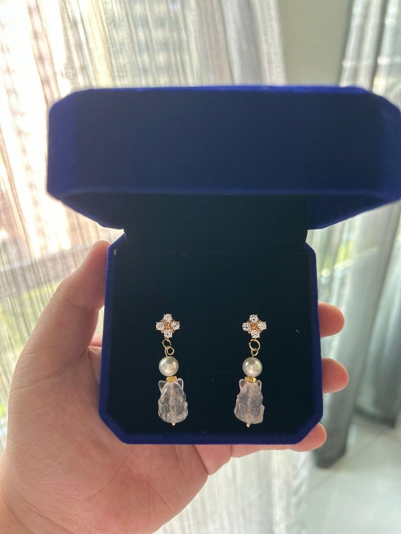 Foxy earrings clearance