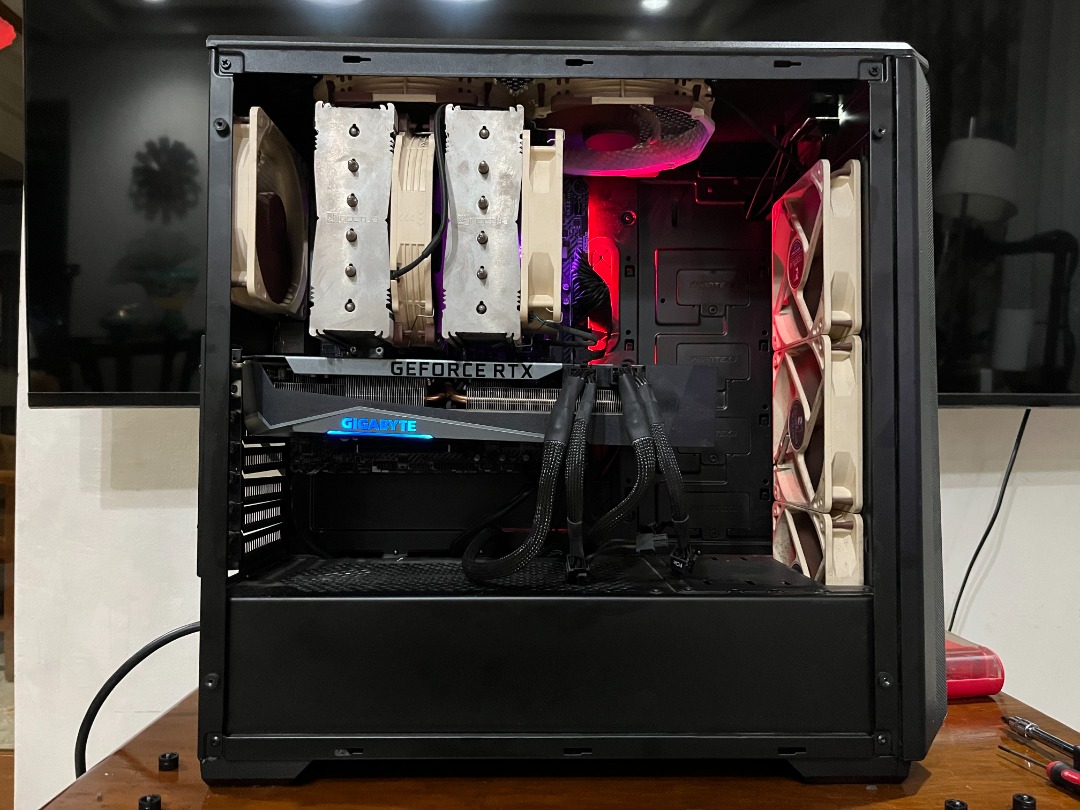 [NO GPU] Fast & Quiet Desktop w/ Overkill 1000W PSU, 5800X3D, 16gb