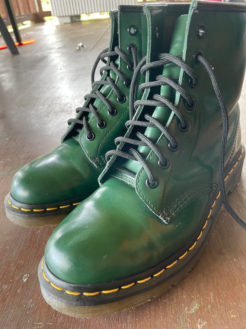 Dr martens green new arrivals vintage