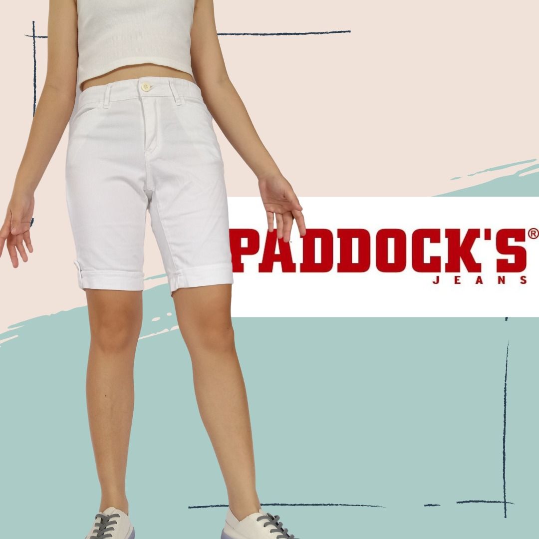 PADDOCK S Pedal White Shorts Preloved
