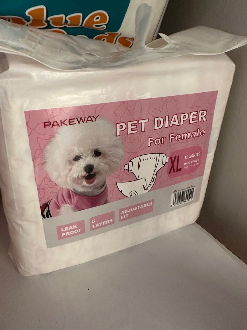Pakeway Pet diaper female XL 1220kg, Pet Supplies, Homes & Other Pet