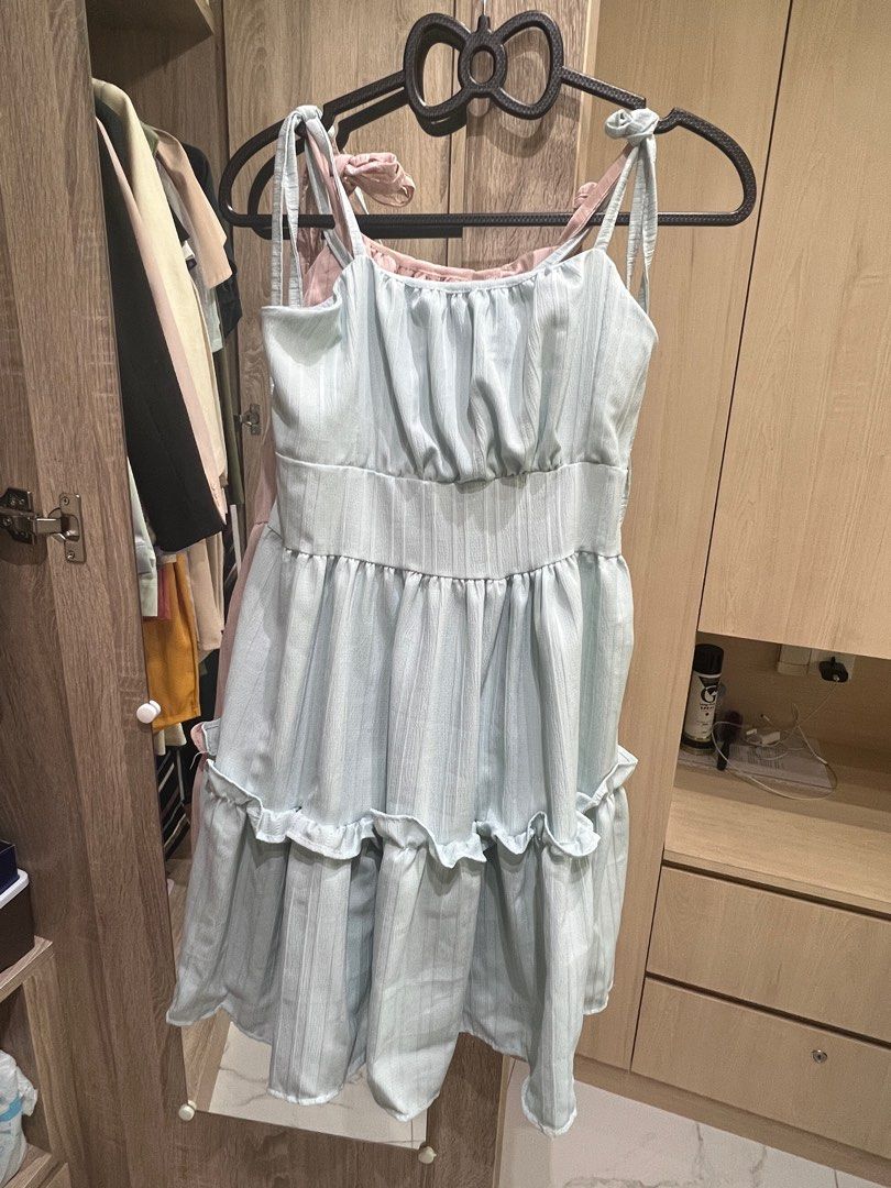 Pastel color Babydoll Dress, Women's Fashion, Dresses & Sets, Dresses