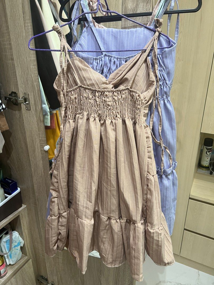 Pastel color Babydoll Dress, Women's Fashion, Dresses & Sets, Dresses