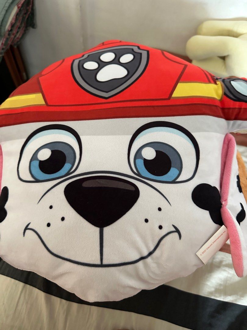 Paw patrol head pillow Marshall and Skye on Carousell