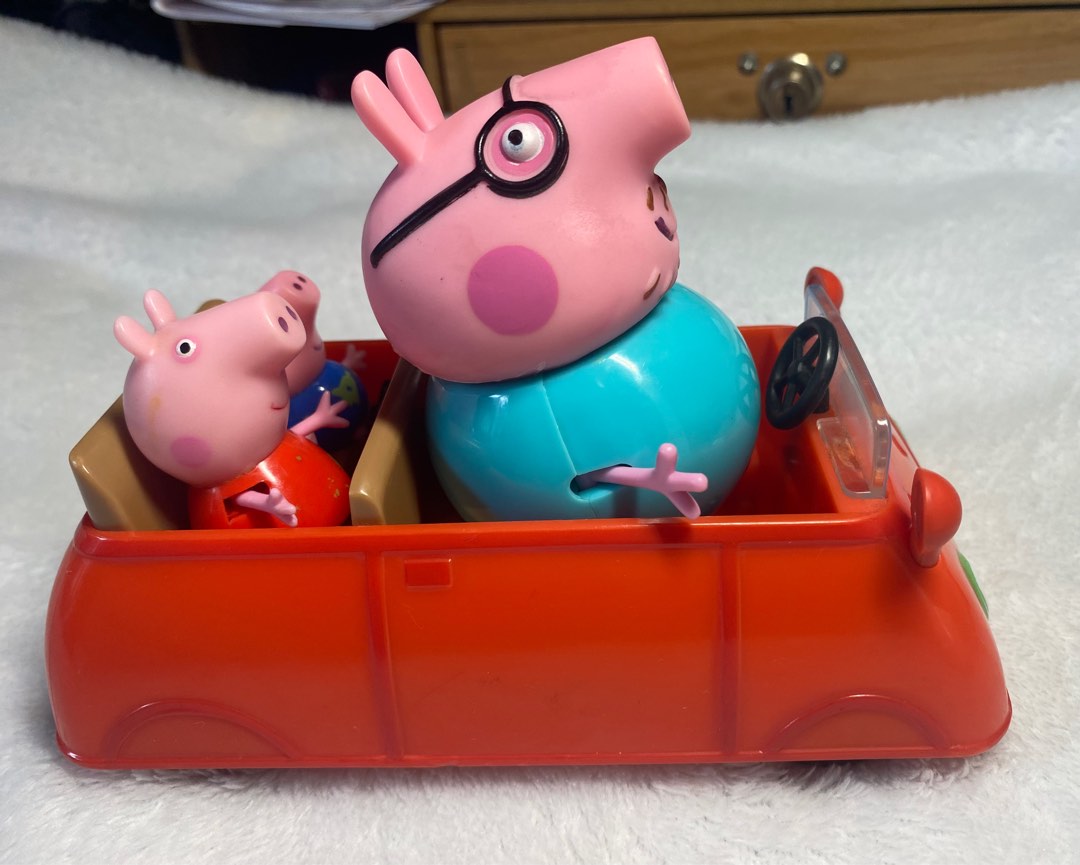 Peppa Pig Car With 3 Characters On Carousell