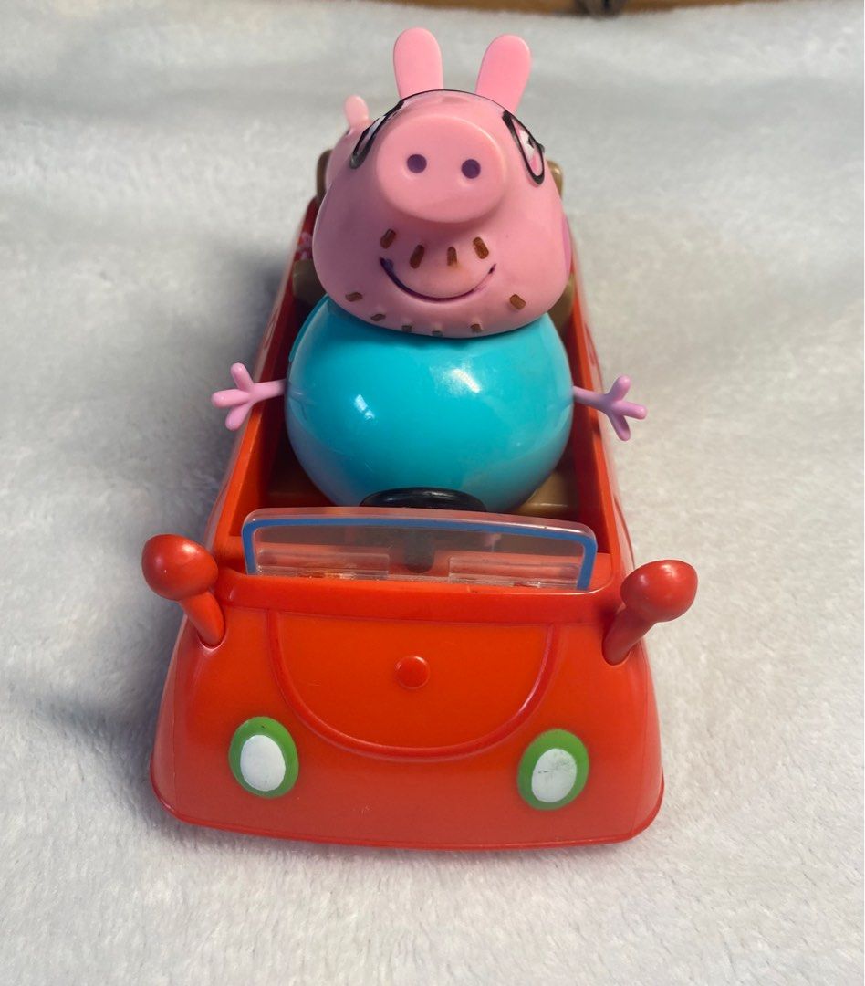 Peppa Pig Car With 3 Characters On Carousell