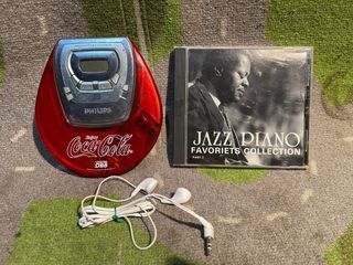 Philips Discman Coca Cola Limited Edition w FREE unused earphone and original cd no issue not sony