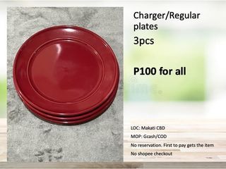 Plates / Charger Plates