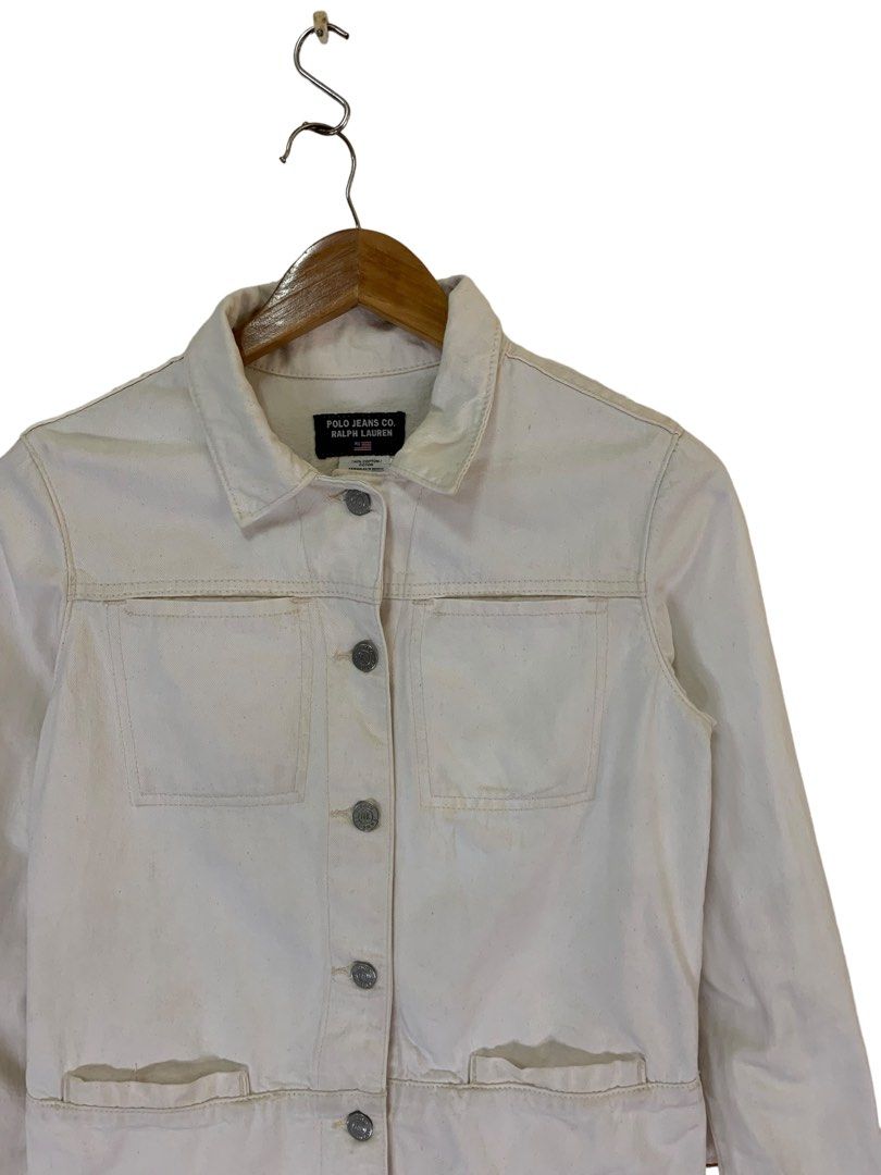 Polo jean jacket womens sales