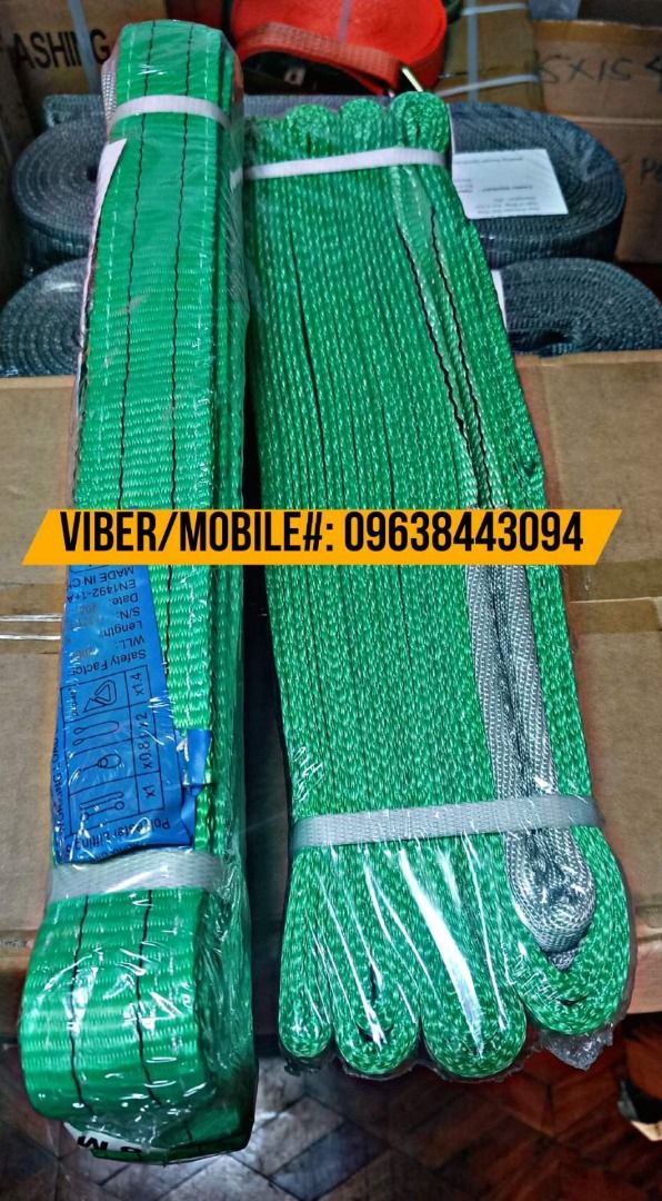 POLYESTER LIFTING BELT WEBBING SLING, Commercial & Industrial