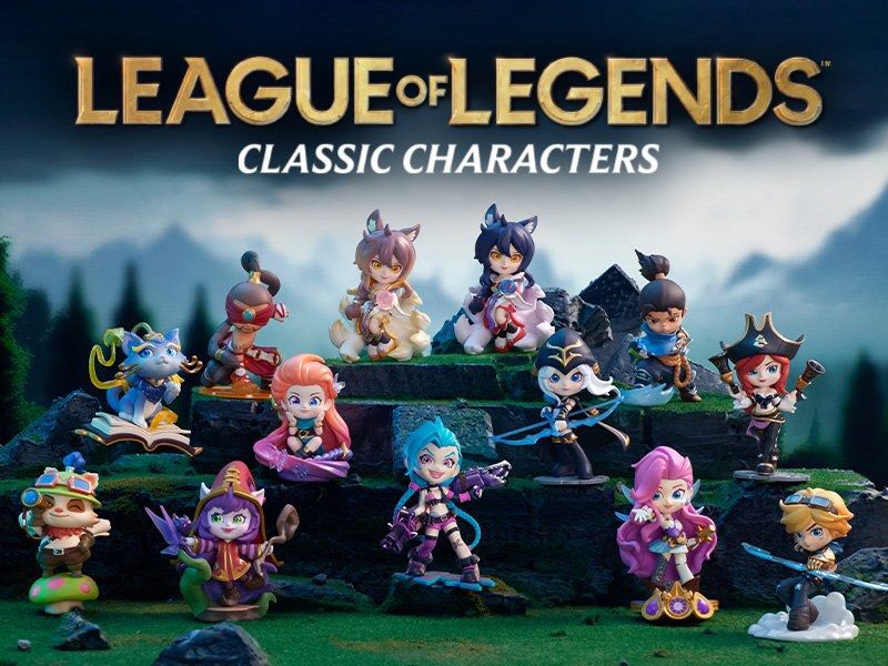 Pop Mart League of Legends Classic Characters Series Blind Box Set
